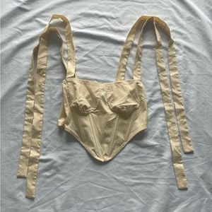 Cider Yellow Corset Top - Women’s Medium - Great condition!